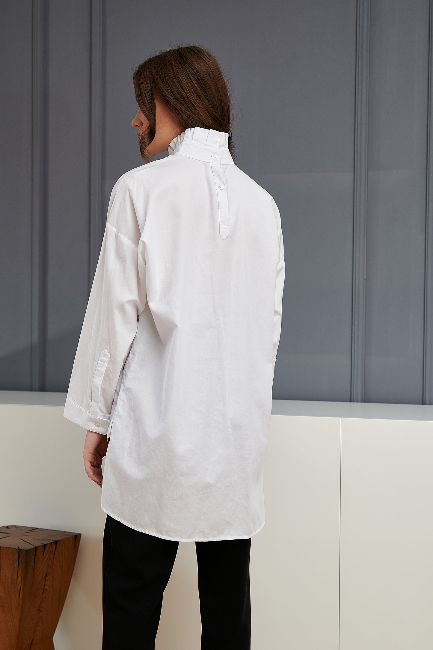 Tall ruller cotton shirt - M5